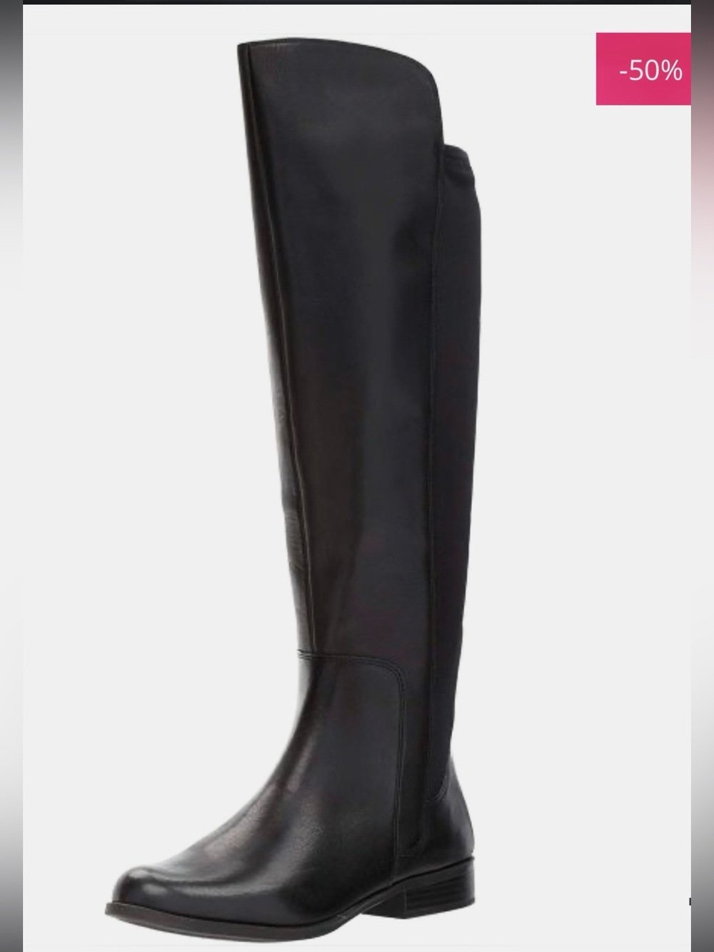 BANDOLINO Black Over-the-Knee Riding Boots
Almond  toe inside zipper. SZ  9